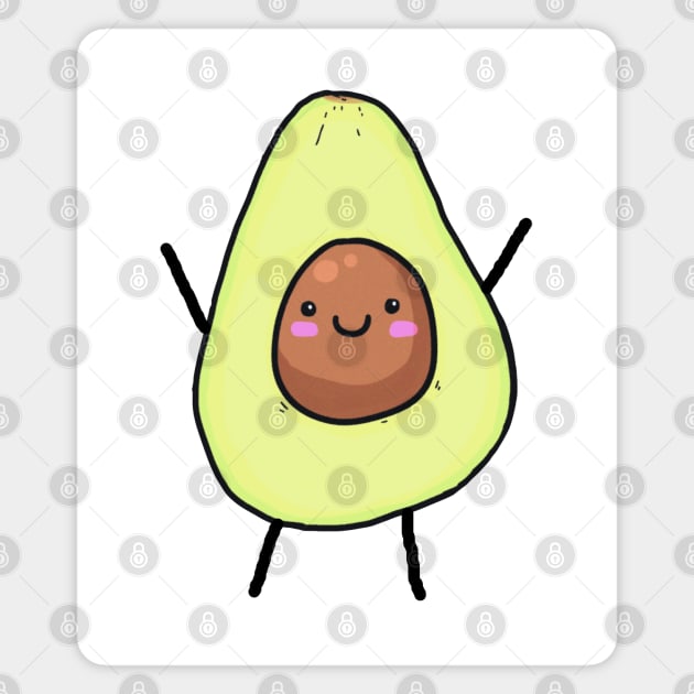 Avocado Magnet by agnesewho